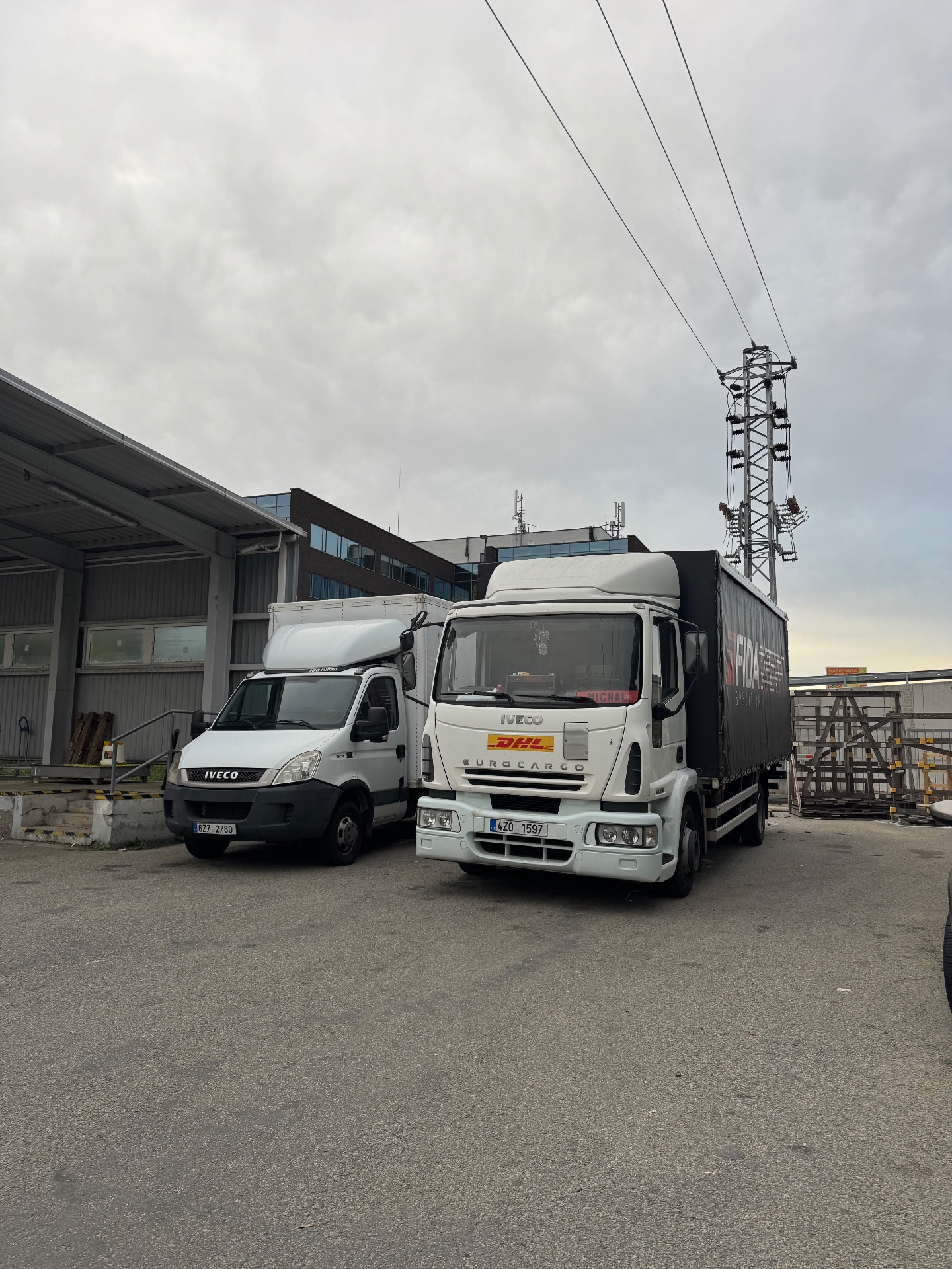 Část vozového parku